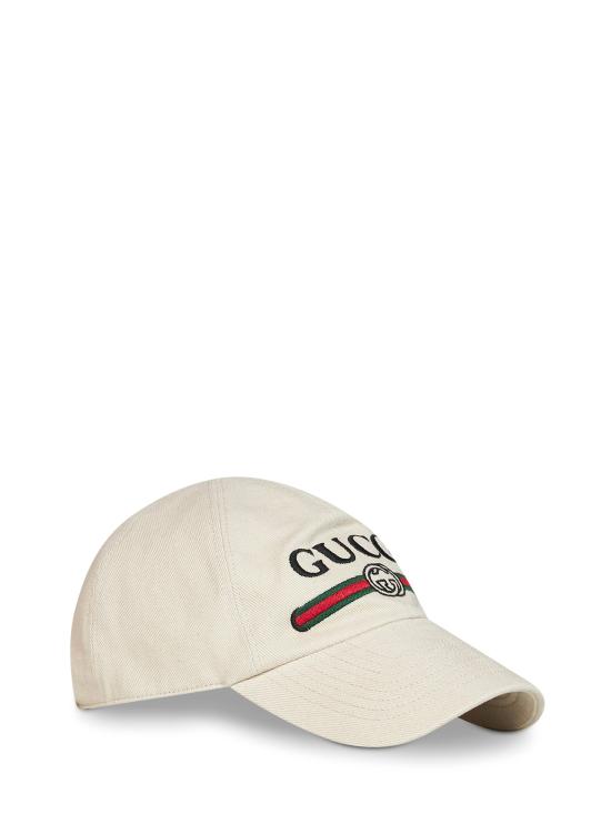 26FW 구찌 인터로킹 G 웹 자수 베이스볼 캡 8757364HBKH9779 BEIGE - GUCCI