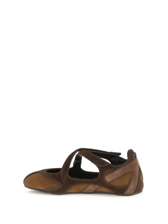 26FW 디 아티코 플랫 슈즈 261WSH00871LBT040AA BROWN - THE ATTICO