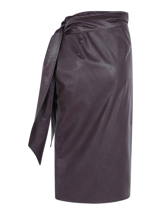 26FW 엘리자베타프랜치 미디 스커트 GO21866E2EV9 Brown - ELISABETTA FRANCHI