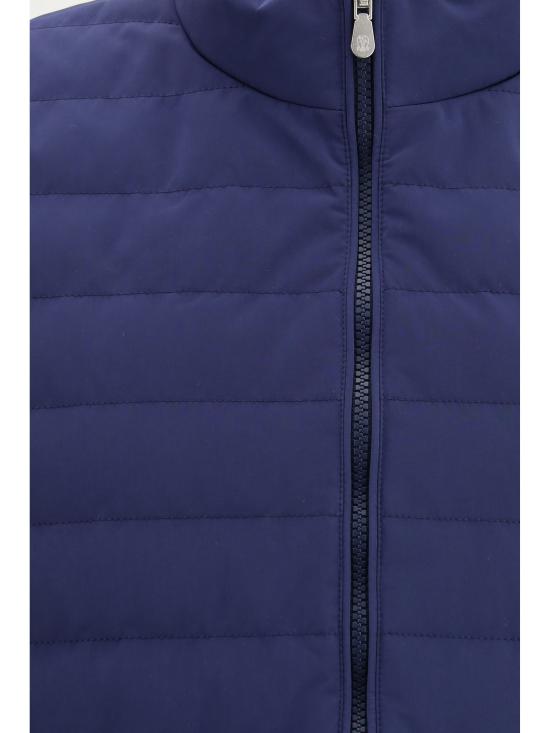 26SS 브루넬로 쿠치넬리 나일론 다운 베스트 MM4791451 BLUE - BRUNELLO CUCINELLI