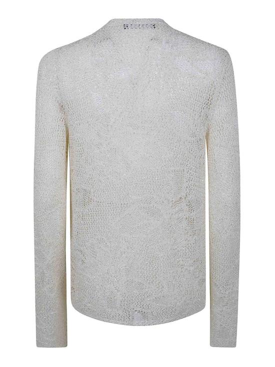 25FW 파비아나 필리피 마이크로 시퀸 가디건 MAD276F509D8640150 Grey - FABIANA FILIPPI