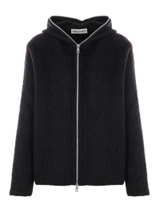 26FW 아워레가시 풀 집 후드 M4243FBHWOOL Black