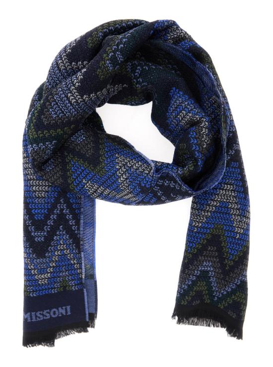 26FW 미소니 머플러/스카프 SC12WOUA885 BLUE - MISSONI