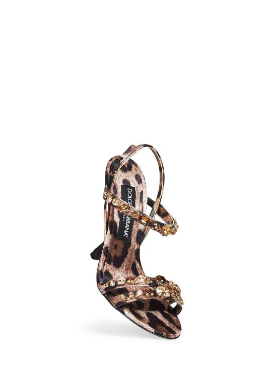 26FW 돌체앤가바나 레오파드 프린트 새틴 뮬 CR1930A0079HY13M MULTICOLOR - DOLCE & GABBANA