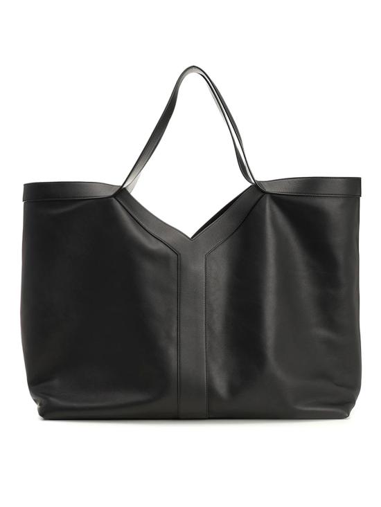 26FW 생로랑 그레인 레더 Y 맥시 토트 백 838281AAEIF1000 BLACK