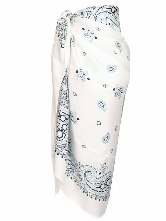 26FW 살바토레 페라가모 롱 스커트 321314796654001 LIGHT BLUE - SALVATORE FERRAGAMO