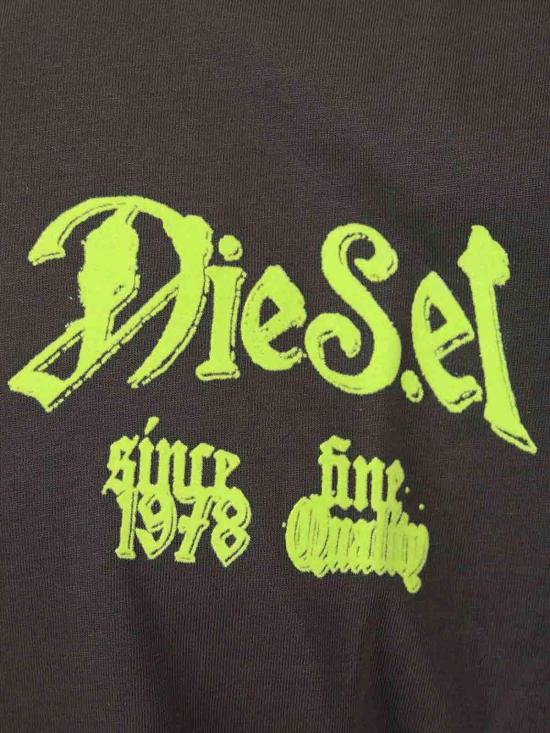 26FW 디젤 반팔 티셔츠 A222440QIAM99J BLACK - DIESEL