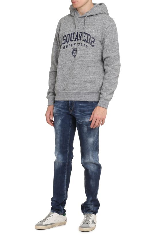  디스퀘어드2 후드 티셔츠 S74GU0744 GRAY - DSQUARED2