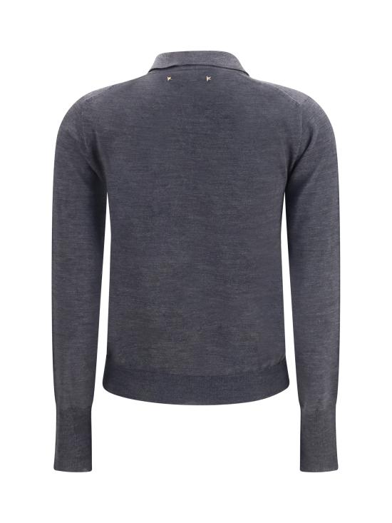 26FW 골든구스 폴로 티셔츠 GWP01354P001041 GRAY - GOLDEN GOOSE