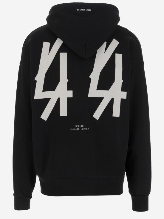  44레이블 긴팔 티셔츠 B0030577 BLACK - 44 LABEL