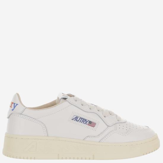 26FW 오트리 메달리스트 로우 레더 스니커즈 AULWBG01 WHITE