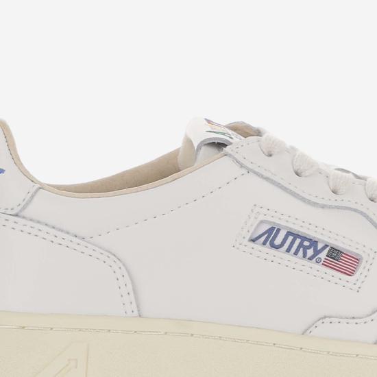26FW 오트리 메달리스트 로우 레더 스니커즈 AULWBG01 WHITE - AUTRY