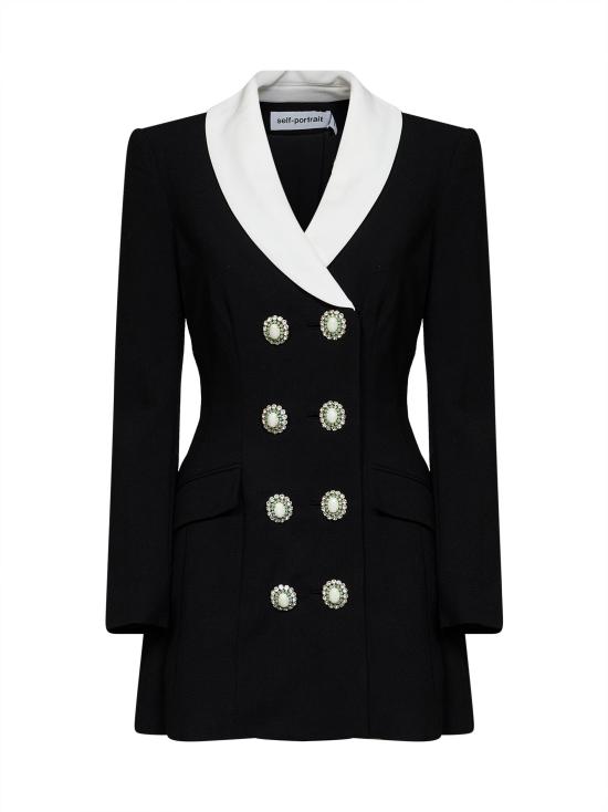 26FW 셀프 포트레이트 원피스 054SB BLACK