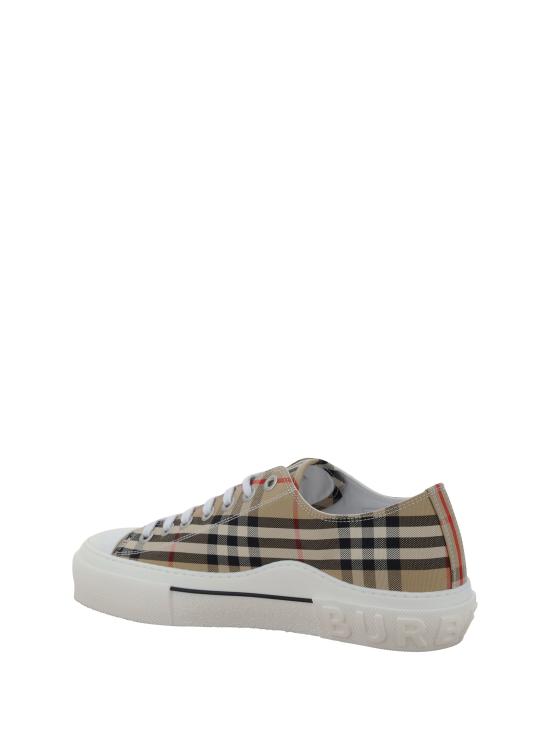 26SS 버버리 빈티지 체크 코튼 스니커즈 8049745 BEIGE - BURBERRY