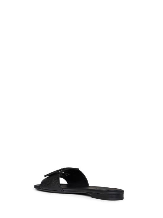 26FW 펜디 바게트 시에나 레더 슬라이드 8R8136AQY2F0QA1 BLACK - FENDI