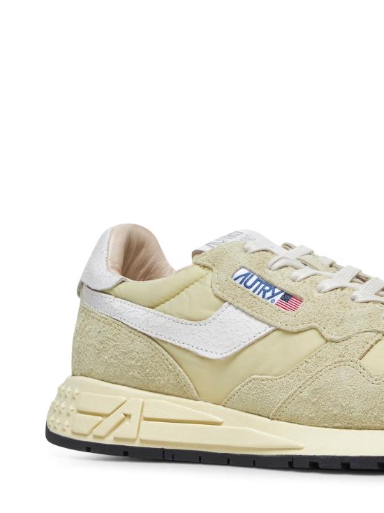 26SS 오트리 릴윈드 로우 나일론 스웨이드 스니커즈 WWLMNC10WHTHAY BEIGE - AUTRY