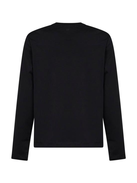 26FW 아미 스몰 하트 로고 롱슬리브 티셔츠 BFUTS235724001 BLACK - AMI