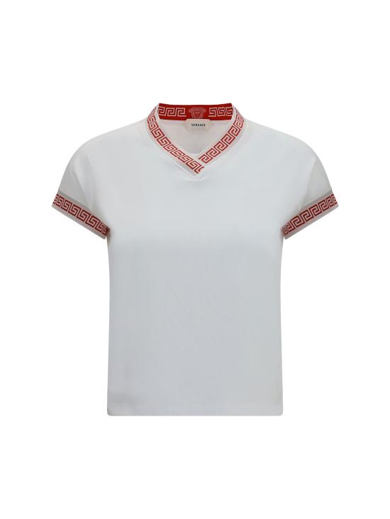26FW 베르사체 폴로 티셔츠 10254271A18712 WHITE