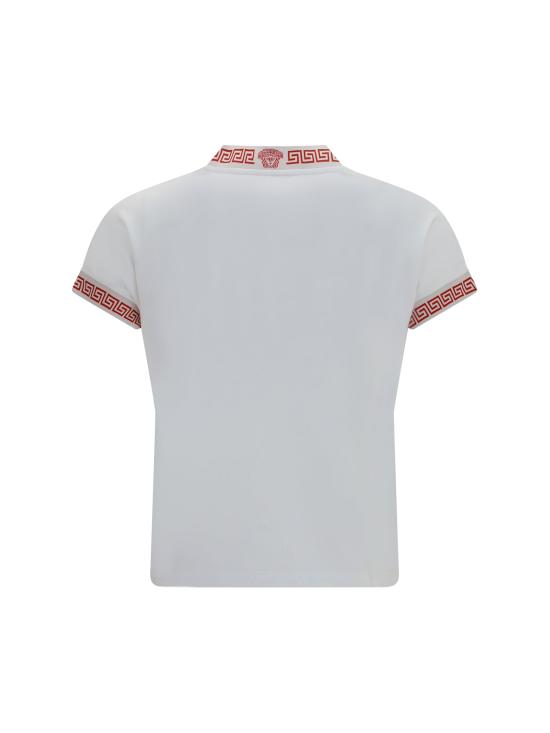 26FW 베르사체 폴로 티셔츠 10254271A18712 WHITE - VERSACE