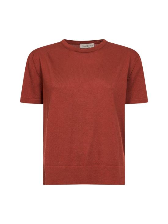 26SS 블랑카 비타 폴로 티셔츠 5726014006159 BROWN