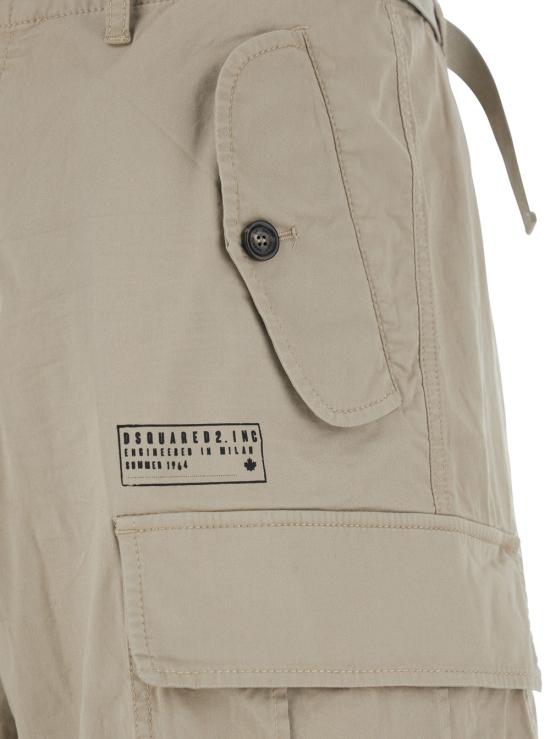 26SS 디스퀘어드2 숏팬츠 S74MU0965 BEIGE - DSQUARED2