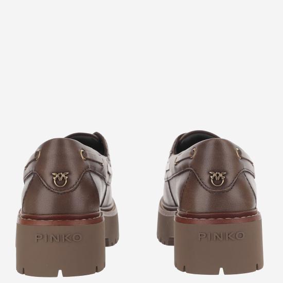 26FW 핑코 플랫 슈즈 SD0561 BROWN - PINKO