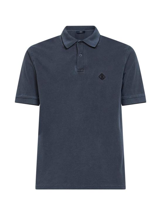 26SS 에르노 로고 폴로 티셔츠 JPL00134U540069200 BLUE