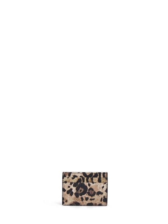 26FW 돌체앤가바나 레오파드 프린트 폴리싱 카프스킨 카드 홀더 BI0330AX566HY13M MULTICOLOR - DOLCE & GABBANA