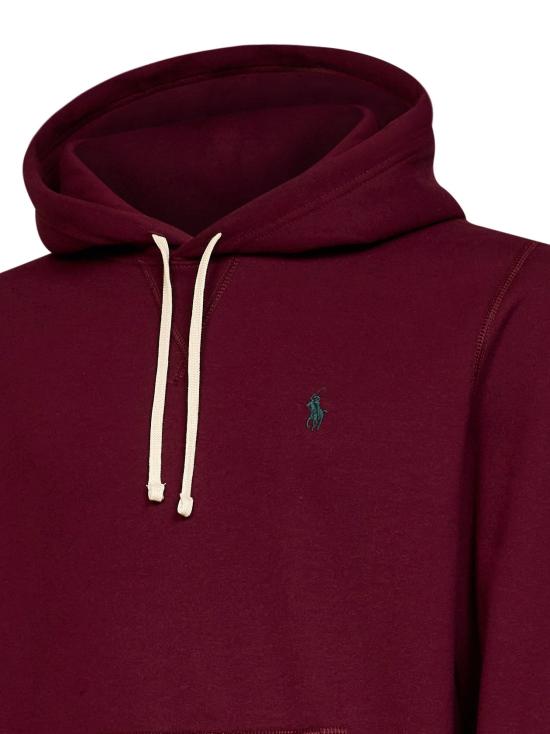 26FW 폴로 랄프로렌 포니로고 자수 후드 티셔츠 710766778 025 BORDEAUX - POLO RALPH LAUREN
