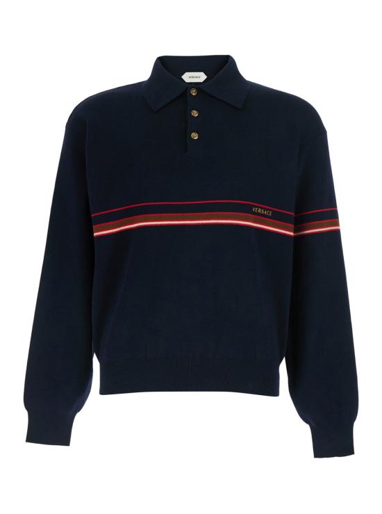26FW 베르사체 탑 1025744 NAVY