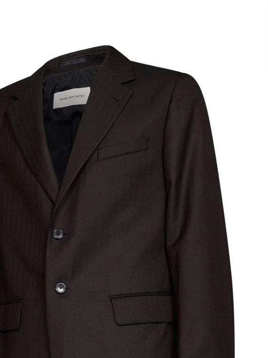 26FW 드리스 반 노튼 수트 팬츠 0203014193704 BROWN - DRIES VAN NOTEN