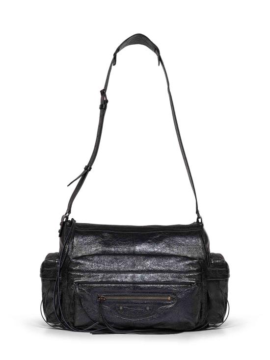 26FW 발렌시아가 르 시티 멀티포켓 미디움 크로스바디백 8767502ABEK1000 BLACK