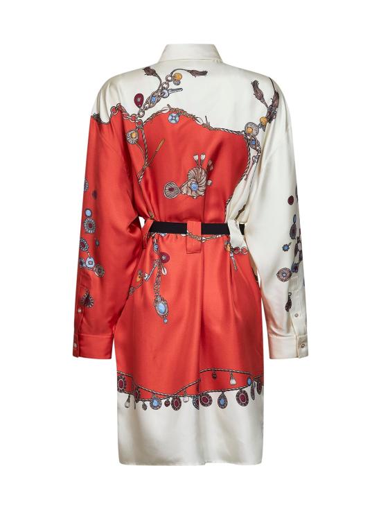 26FW 베르사체 원피스 10254951A186365O360 ORANGE - VERSACE