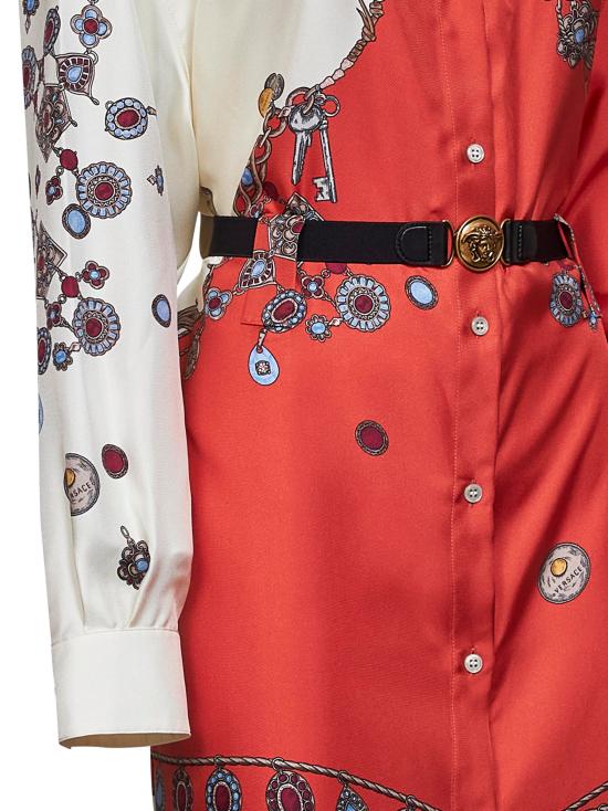 26FW 베르사체 원피스 10254951A186365O360 ORANGE - VERSACE