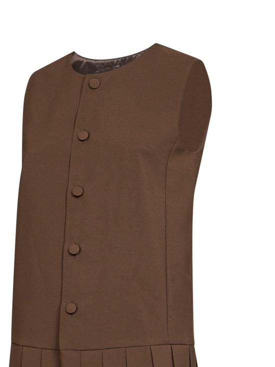 26FW MM6 메종마르지엘라 민소매 티셔츠 S52NC0359M35436123 BROWN - MM6 MAISON MARGIELA