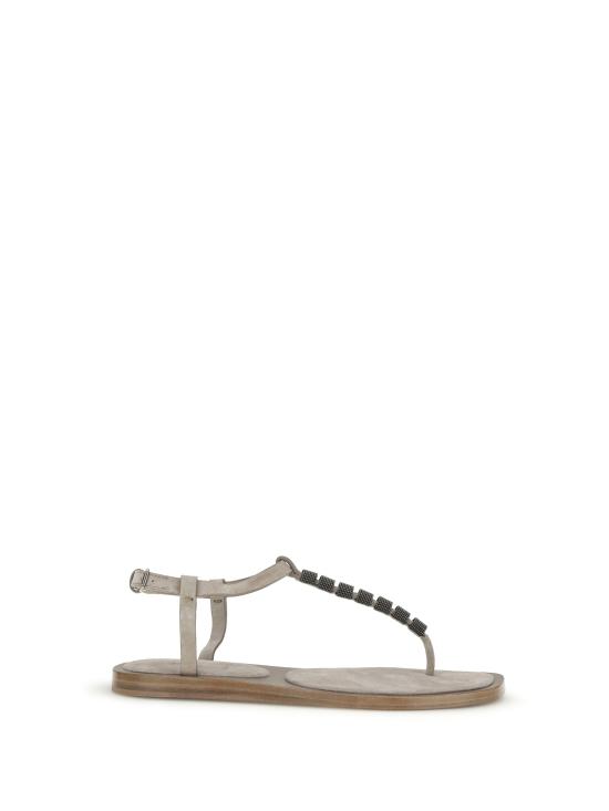 26SS 브루넬로 쿠치넬리 샌들 MZSFC3151 BEIGE - BRUNELLO CUCINELLI