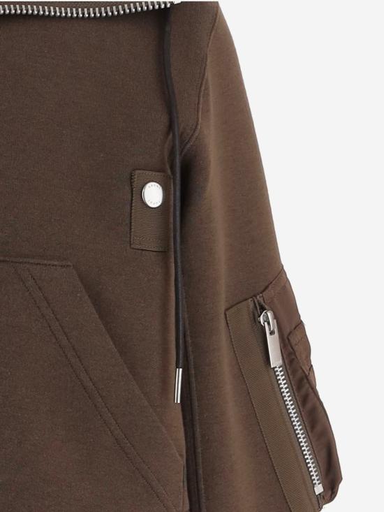 26FW 사카이 긴팔 티셔츠 08681 BROWN - SACAI