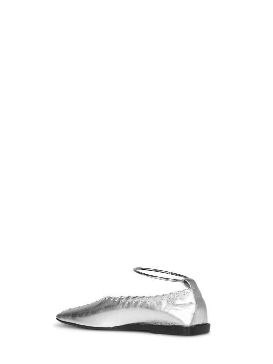 26SS 질샌더 플랫 슈즈 J15WZ0009P4836056 SILVER - JIL SANDER