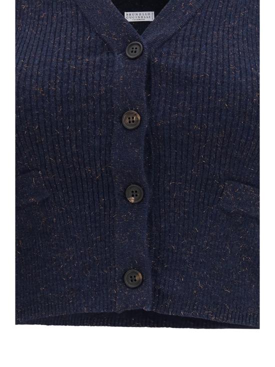 26SS 브루넬로 쿠치넬리 가디건 M9A822216 BLUE - BRUNELLO CUCINELLI