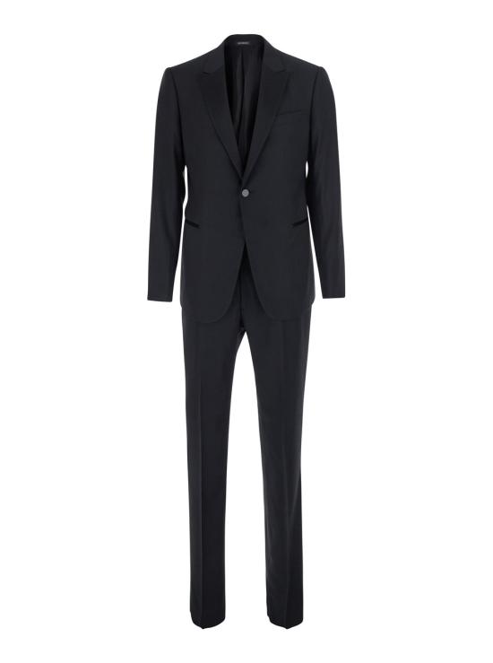 26FW 엠포리오 아르마니 수트 팬츠 EM002055 BLACK