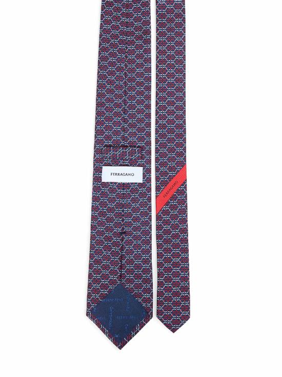 26FW 살바토레 페라가모 넥타이 3512044ZELIG778439 NAVY - SALVATORE FERRAGAMO