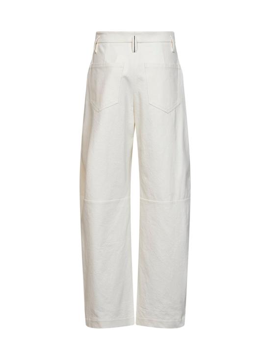 26FW 브루넬로 쿠치넬리 팬츠 MB198P9022 C1101 WHITE - BRUNELLO CUCINELLI