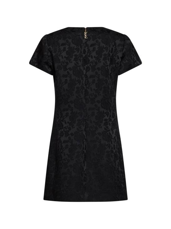 26FW 생로랑 원피스 A002HIY3L661000 BLACK - SAINT LAURENT
