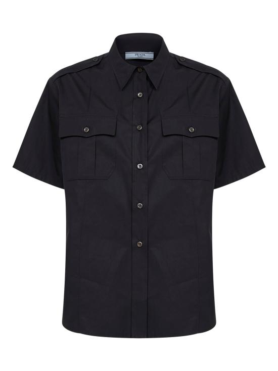 26SS 프라다 셔츠 P411JOOO1XV2F0002 BLACK