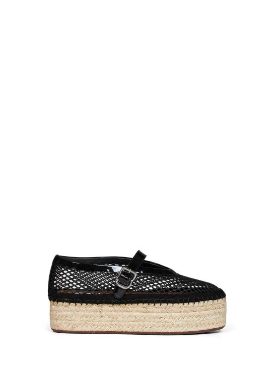 26FW 알라이아 플랫 슈즈 AA3P1003A028 999 BLACK