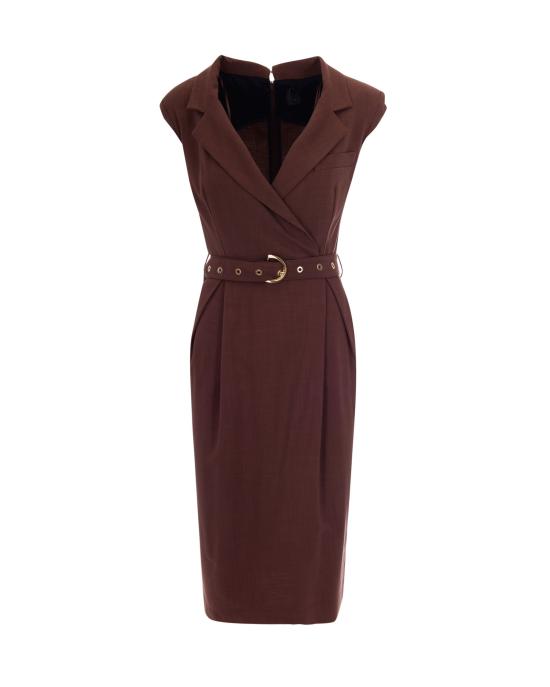 26SS 핑코 원피스 106565 BROWN