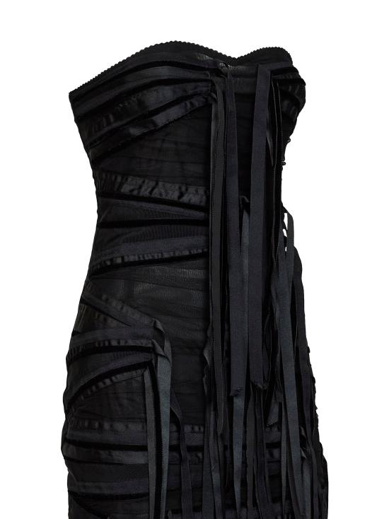 26FW 디 아티코 원피스 261WCA00521EMB030RA100 BLACK - THE ATTICO