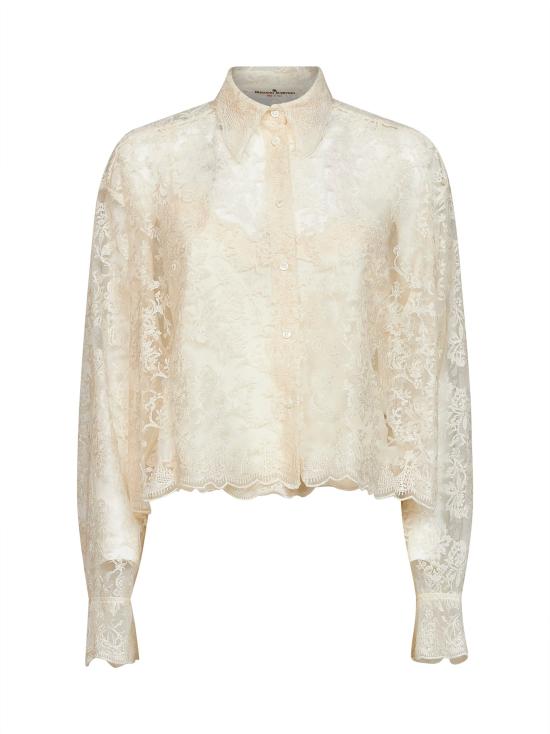 26FW 에르마노 설비노 셔츠 D492K300CSEYF10701 WHITE