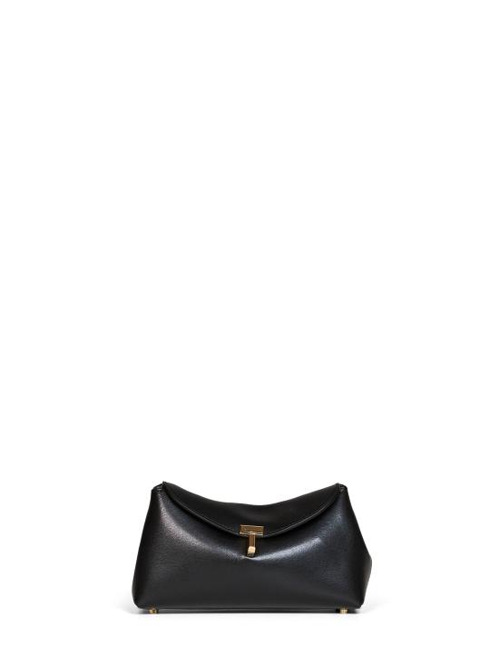 26FW 토템 미니 티락 레더 클러치 261WAL0085LE0025 001 BLACK