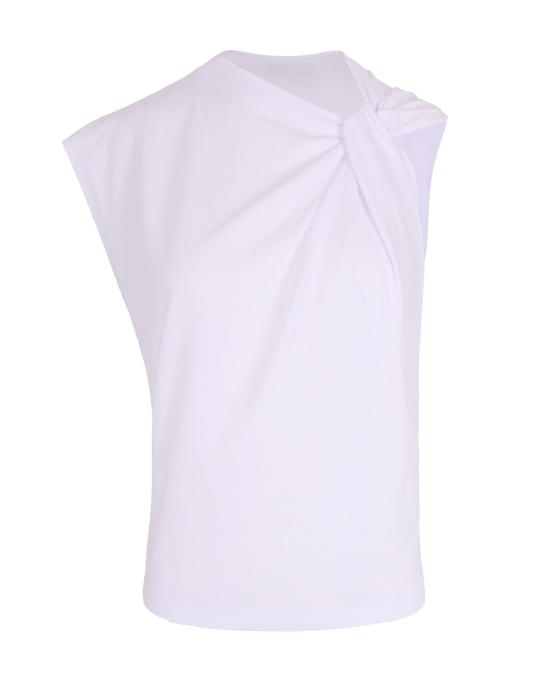 26SS 이자벨마랑 폴로 티셔츠 TS0175FA WHITE